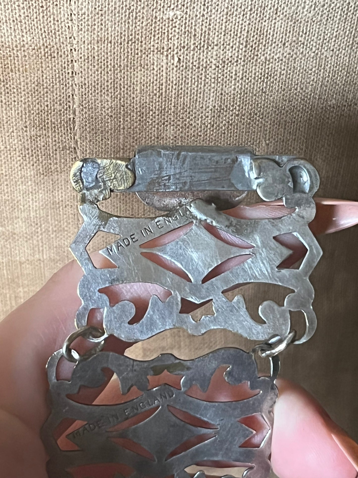 c. 1900s-1910s Silver Plated Belt | 29"