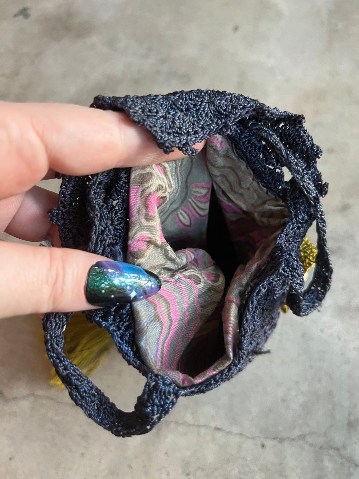 c. 1910s-1920s Crochet Purse