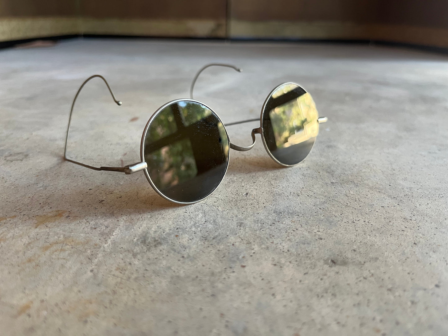 c. 1910s Willson Tinted Glasses with Round Lenses