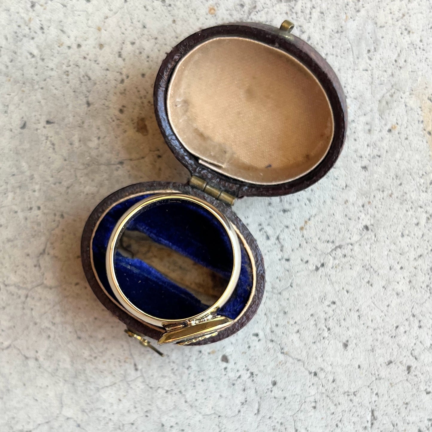 19th c. 14k Gold "In Memory Of" Conversion Ring