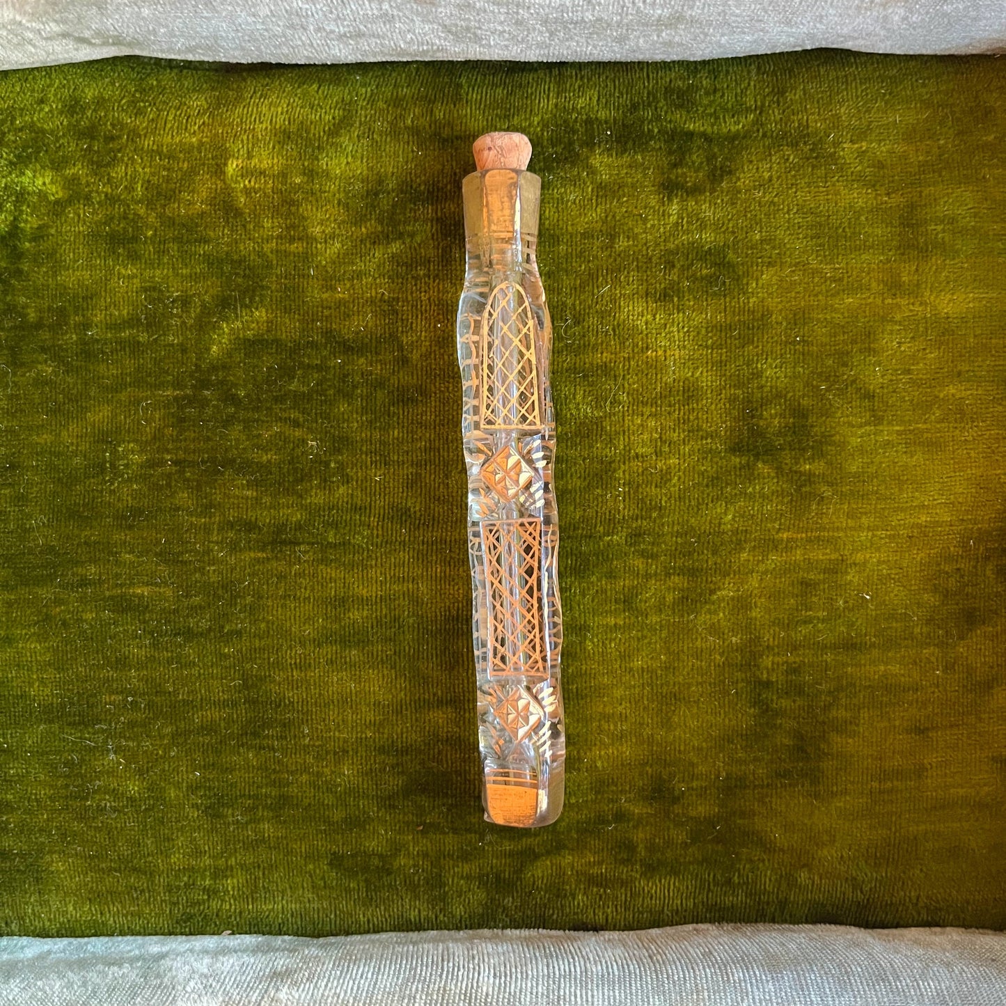 19th c. Small Glass Perfume Bottle