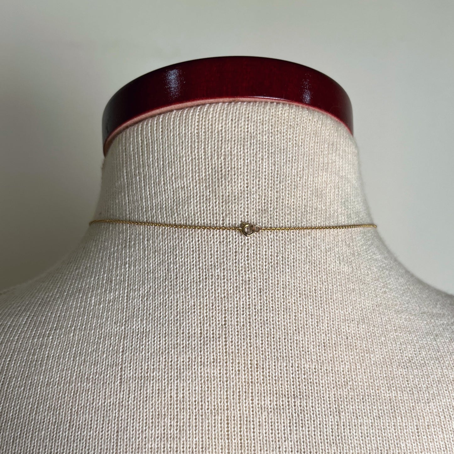 c. 1910s 10k Gold Diamond Lavalier Necklace