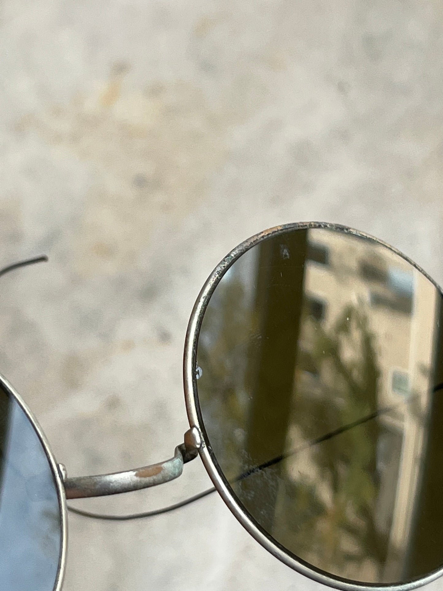 c. 1910s-1920s Tinted Glasses with Round Lenses