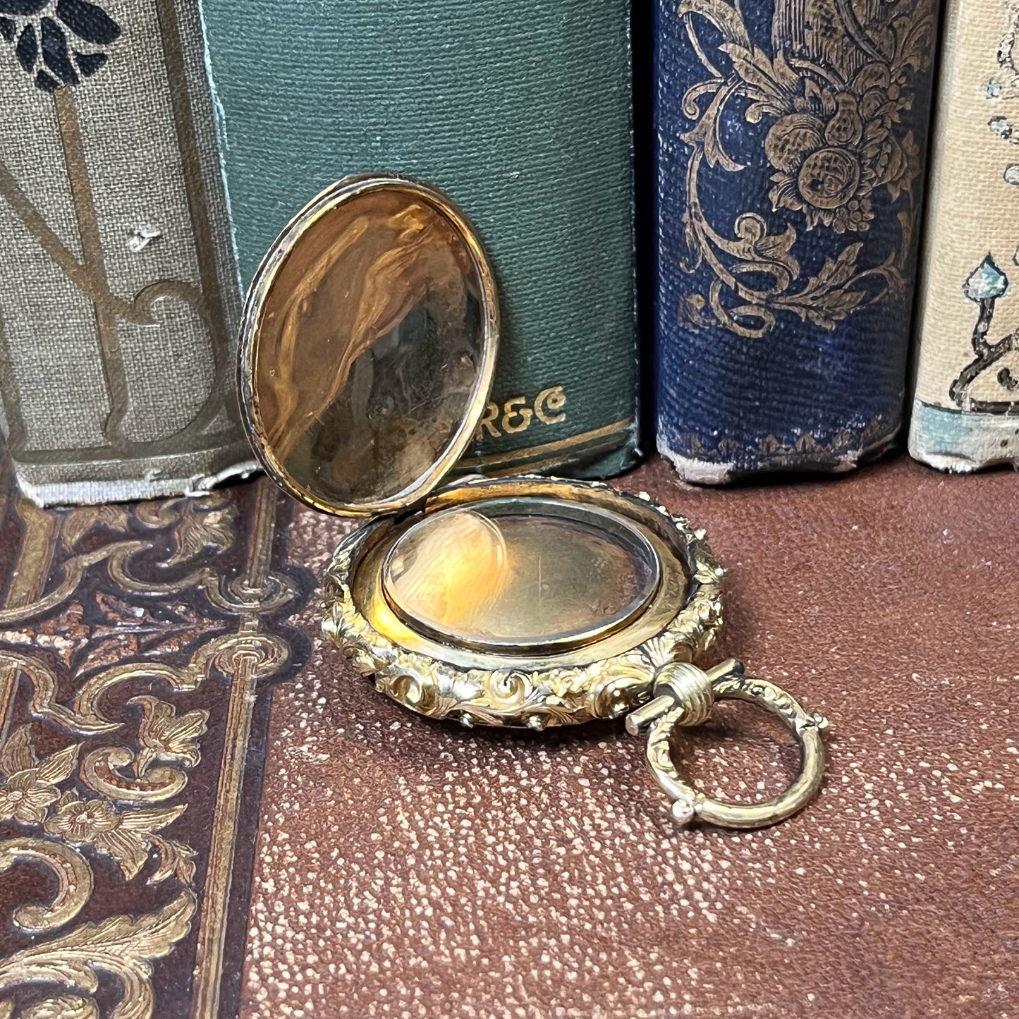 Early 19th c. Gold Front + Back Locket