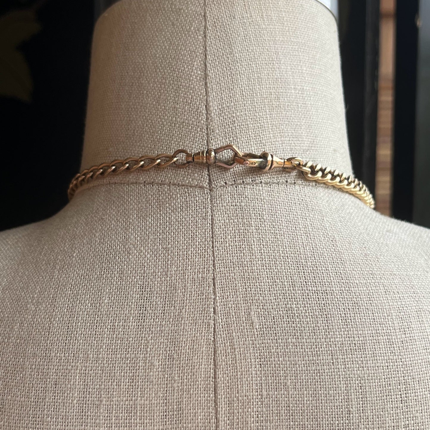 c. Turn of the Century Locket + Chains Necklace