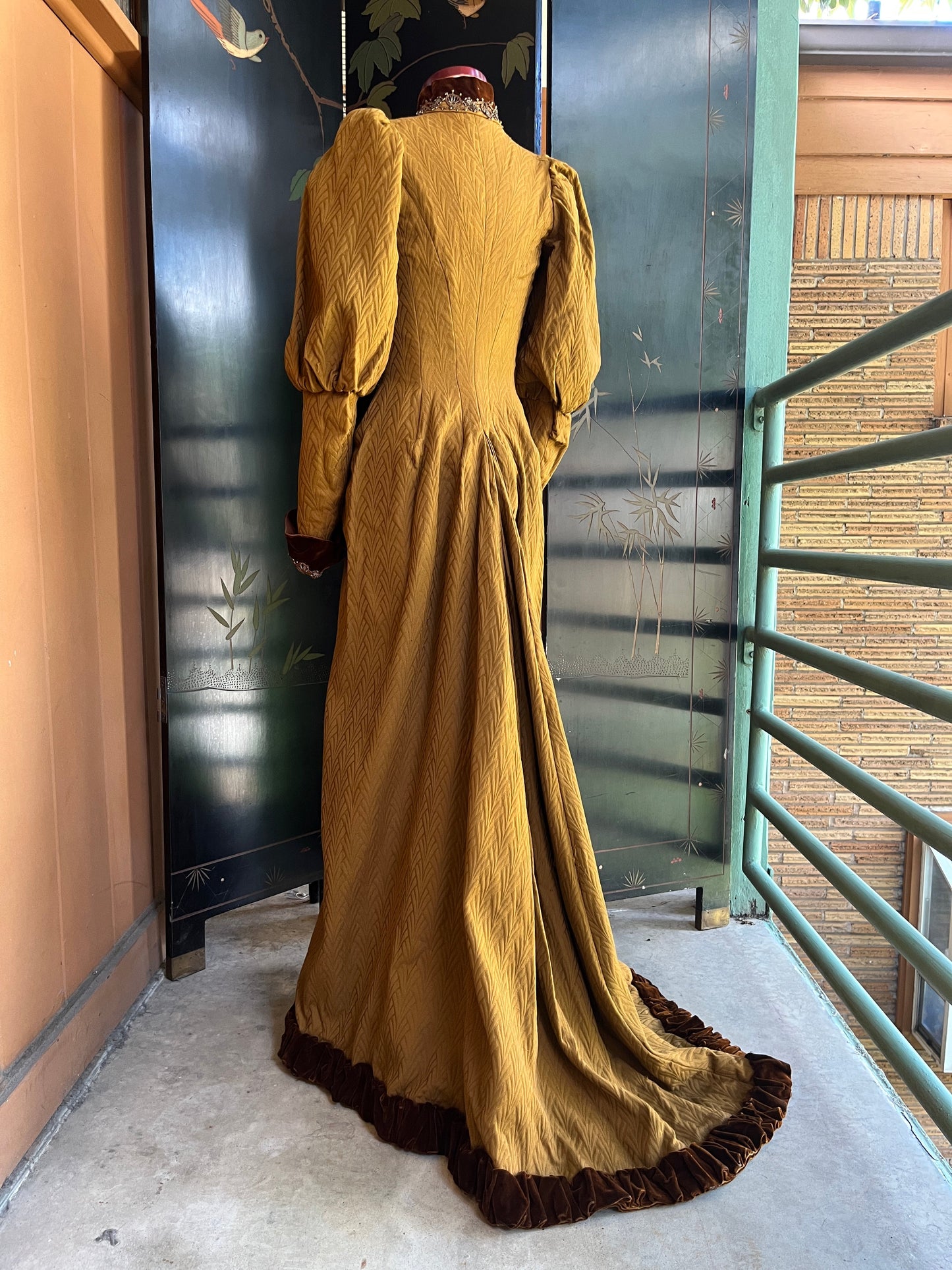 RESERVED | c. 1890s Wrapper Dress or Tea Gown