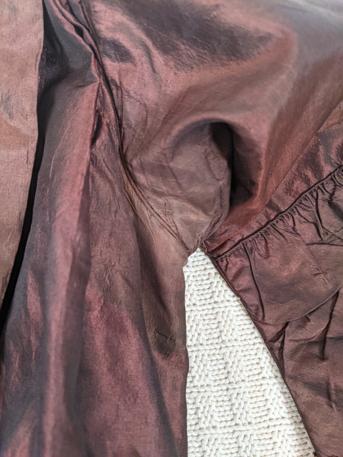 Late 1840s - 1850 Silk Gown