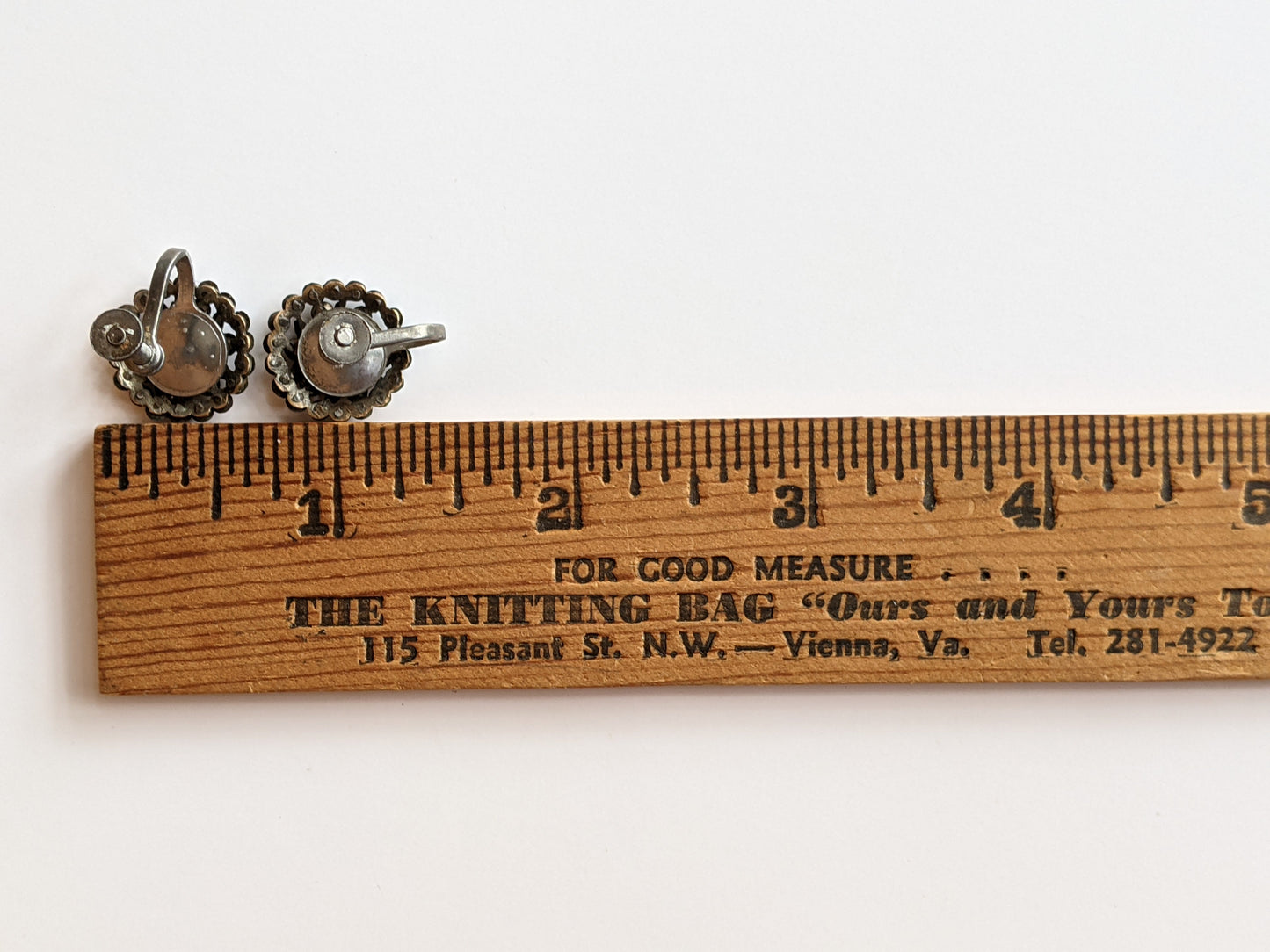 1890s-1900s Cut Steel Crescent Moon Earrings