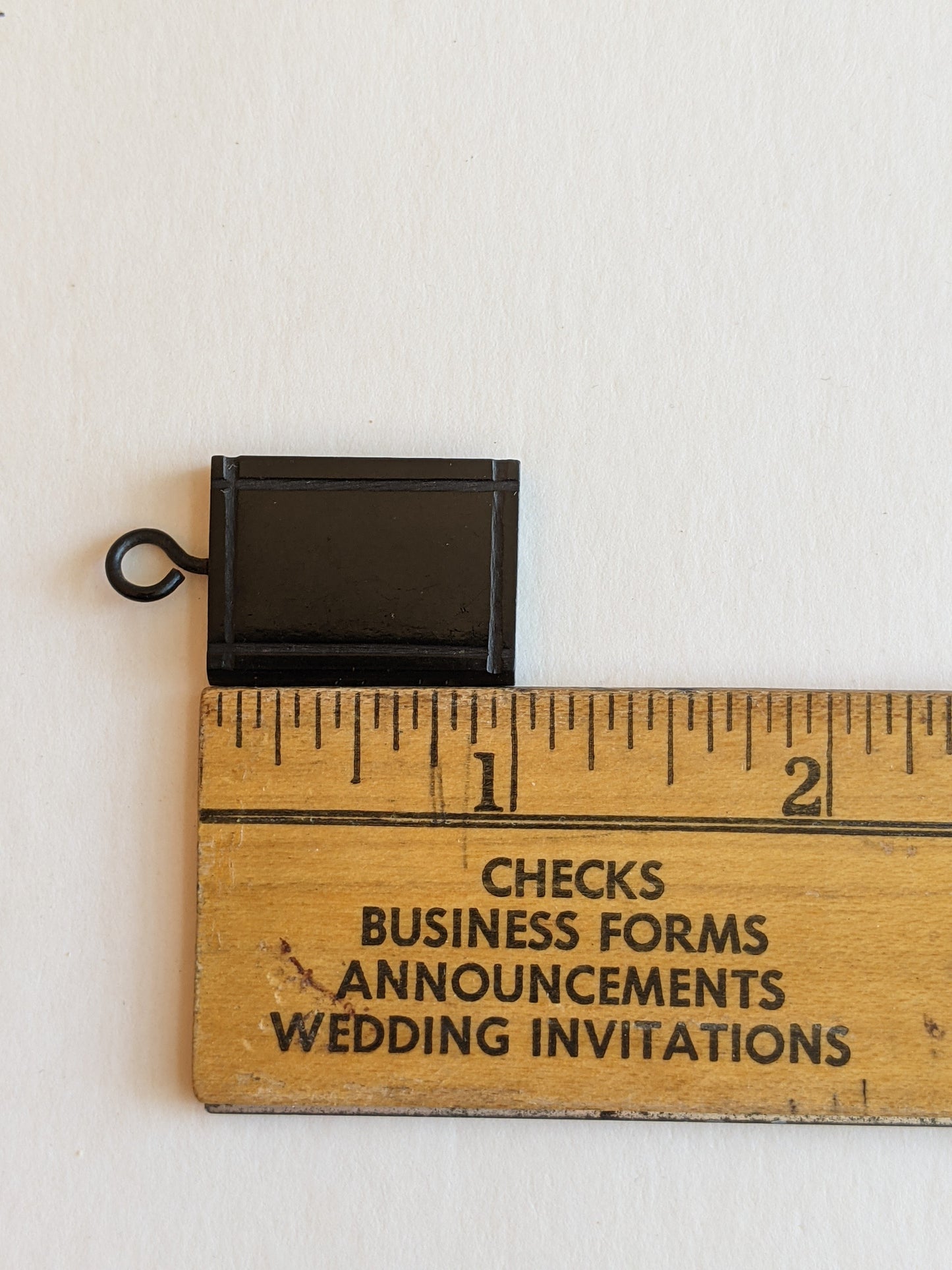 Victorian Whitby Jet Book Pendant