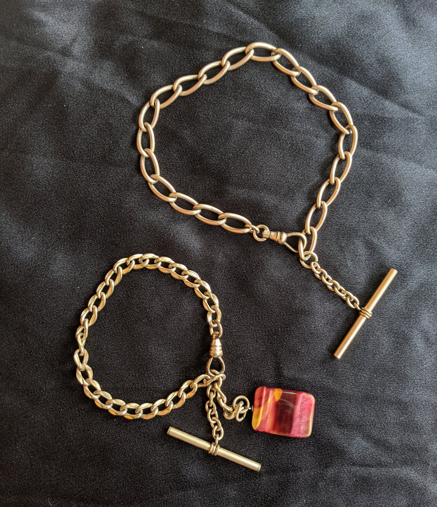 19th c. Watch Fob Necklace