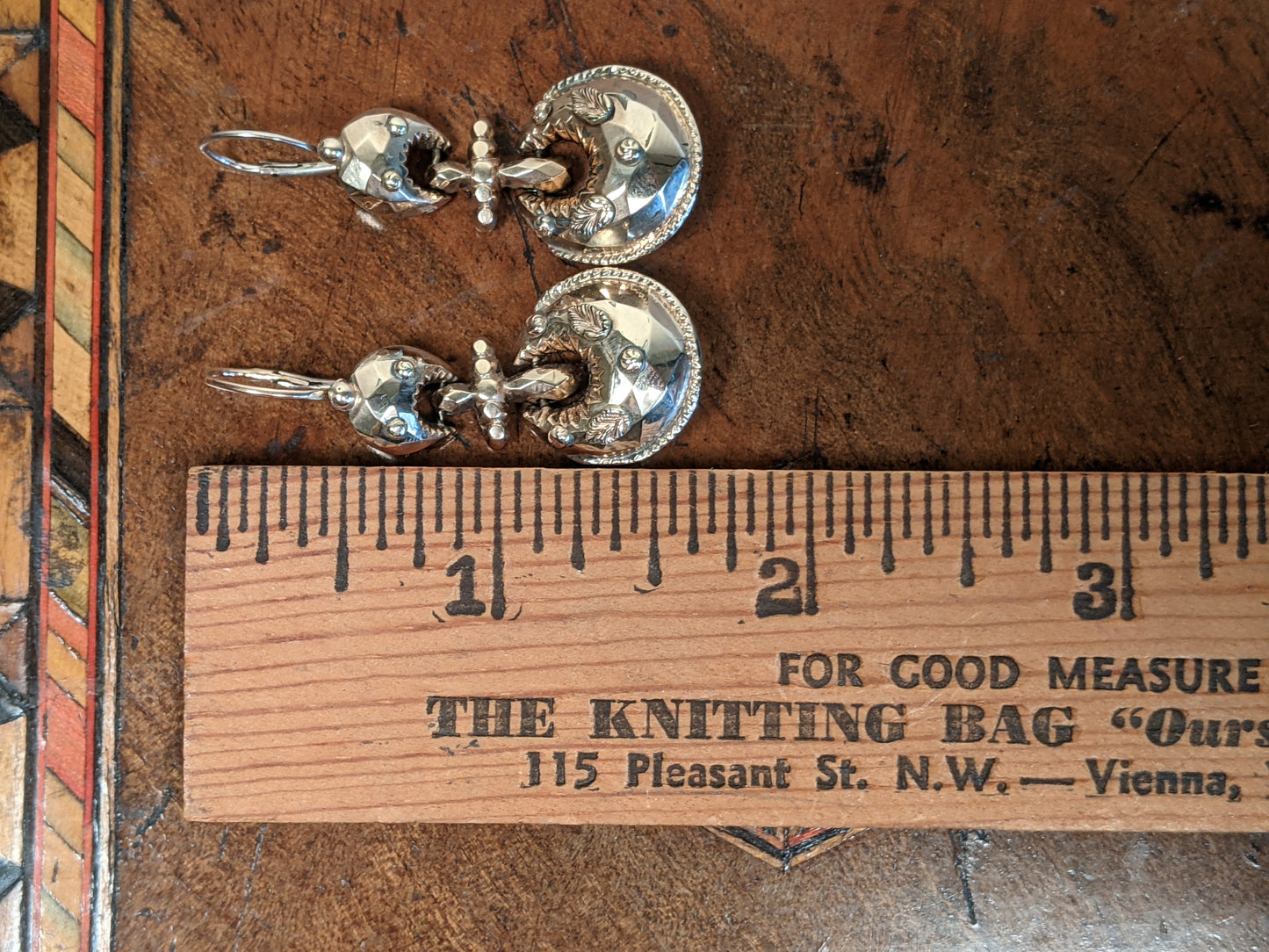 1870s-1880s 9k Gold Earrings