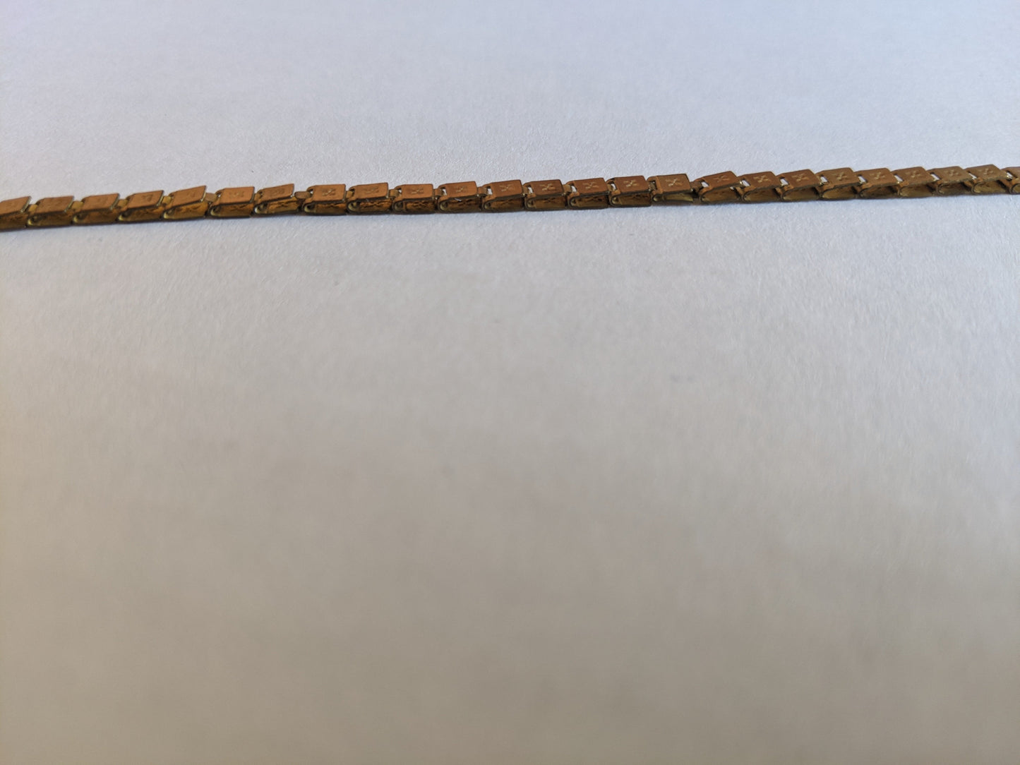 19th c. Gold Filled Book Chain with Large Clasp