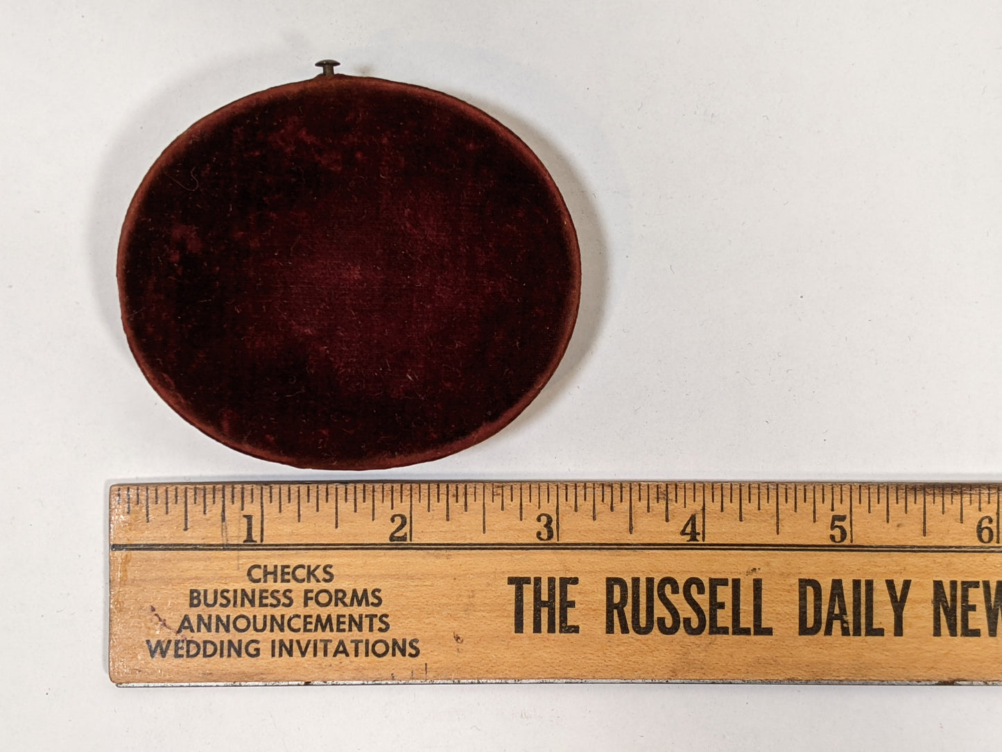 19th c. Tintype Photo in Velvet Case