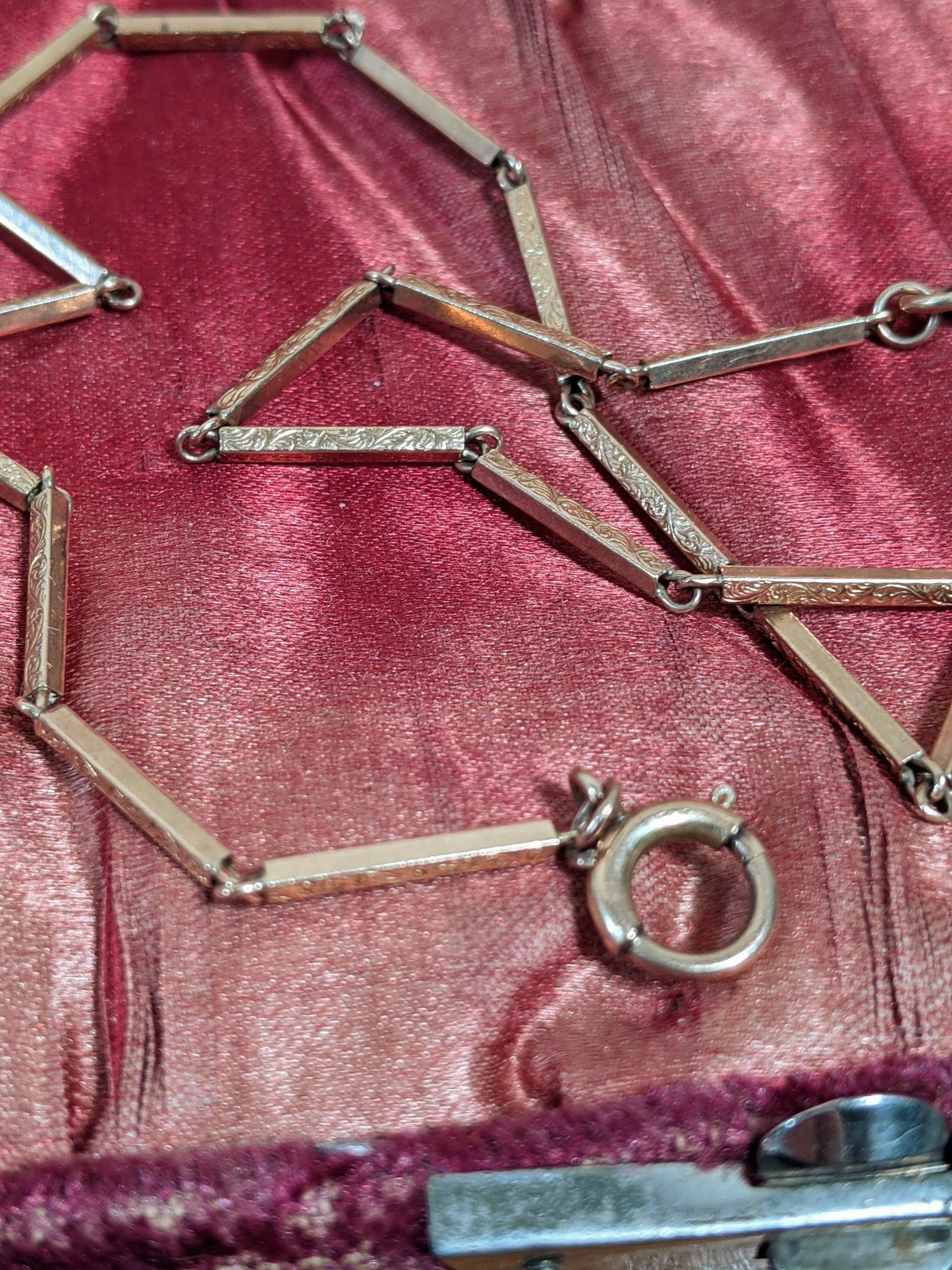 c. 1900s-1910s 10k Gold Watch Chain