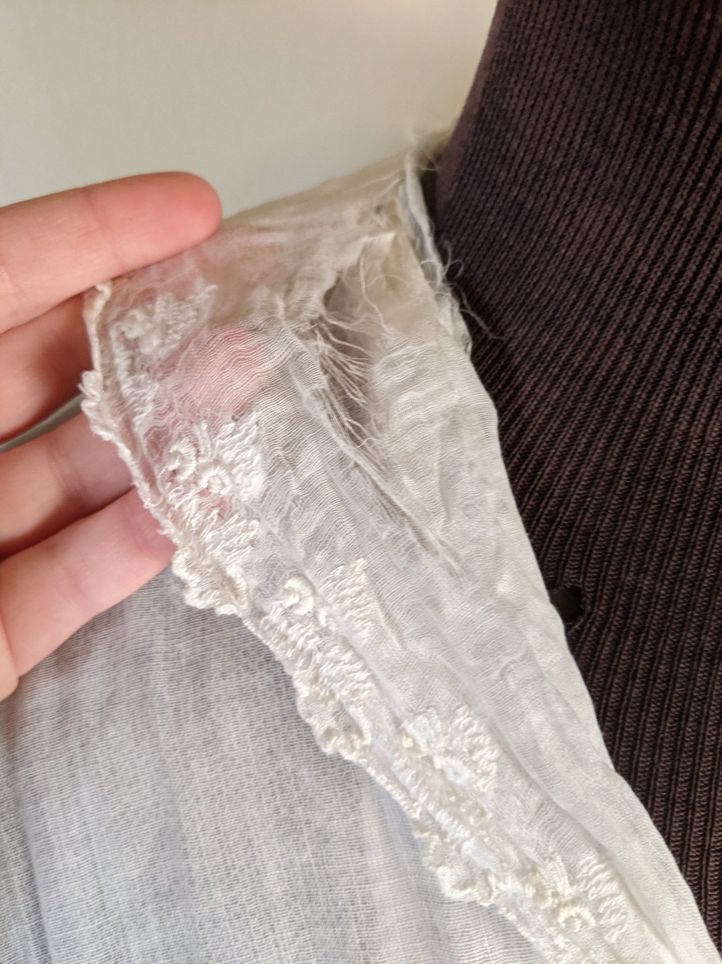 1910s B. Altman Cotton Dress