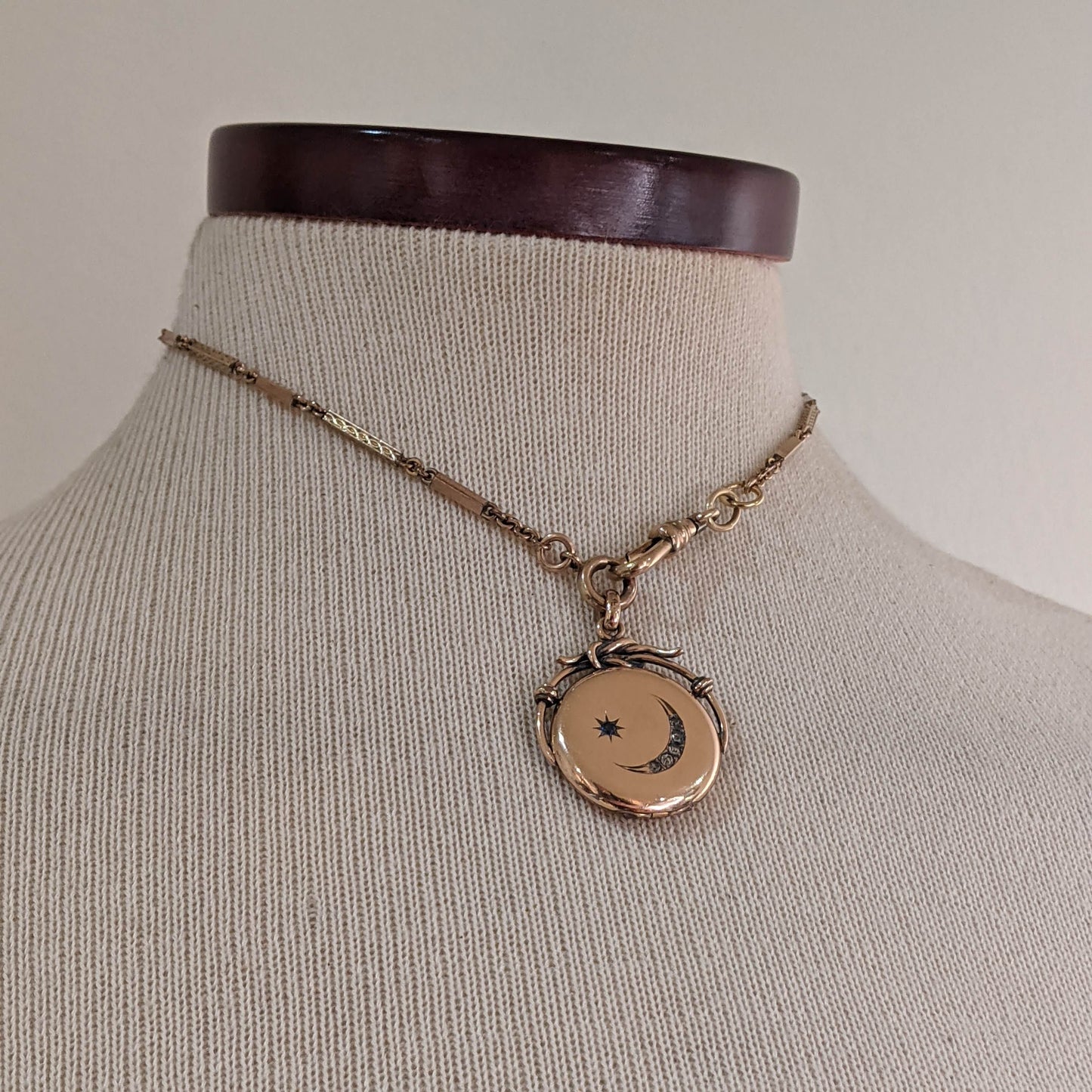 c. 1900s-1910s 14k Gold Over Silver Locket