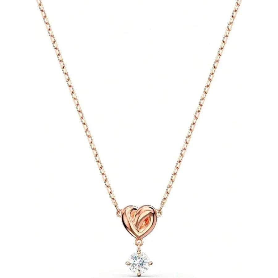 Lifelong Heart Necklace, Earrings, And Bracelet Crystal Jewelry CollecThe Plug