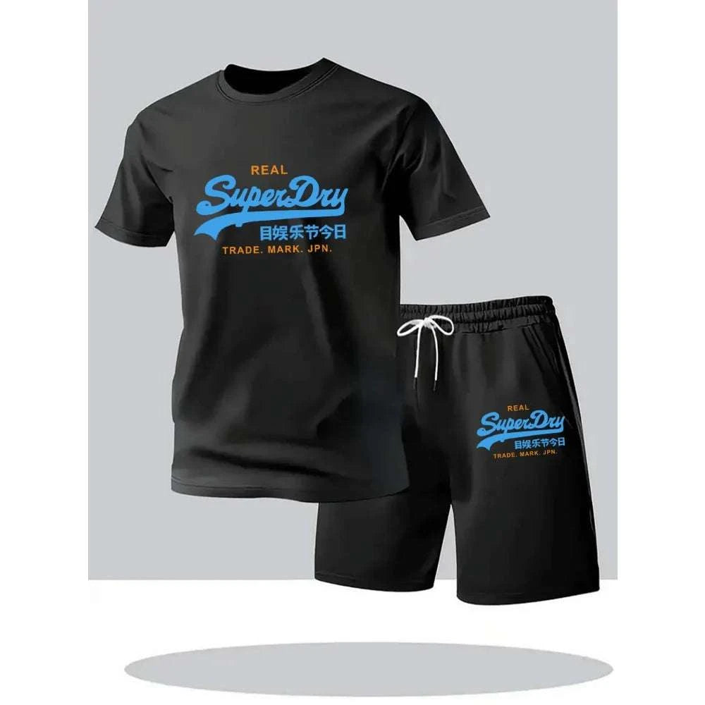 Men Sets 2026 Summer Men Clothing Casual Tshirt +Short Two-piece OversThe Plug