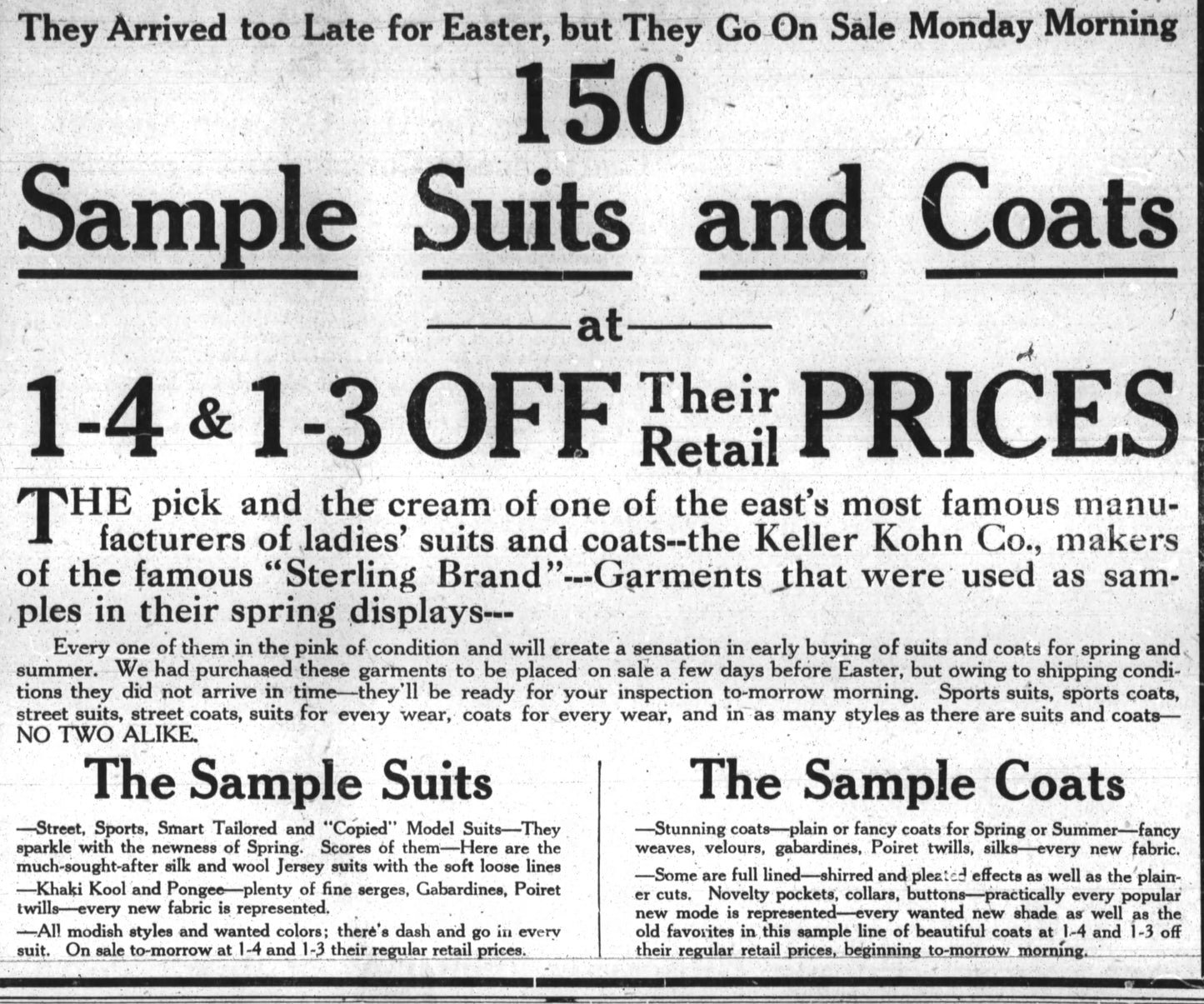 c. Late 1910s-Early 1920s Faux Fur Plush Coat