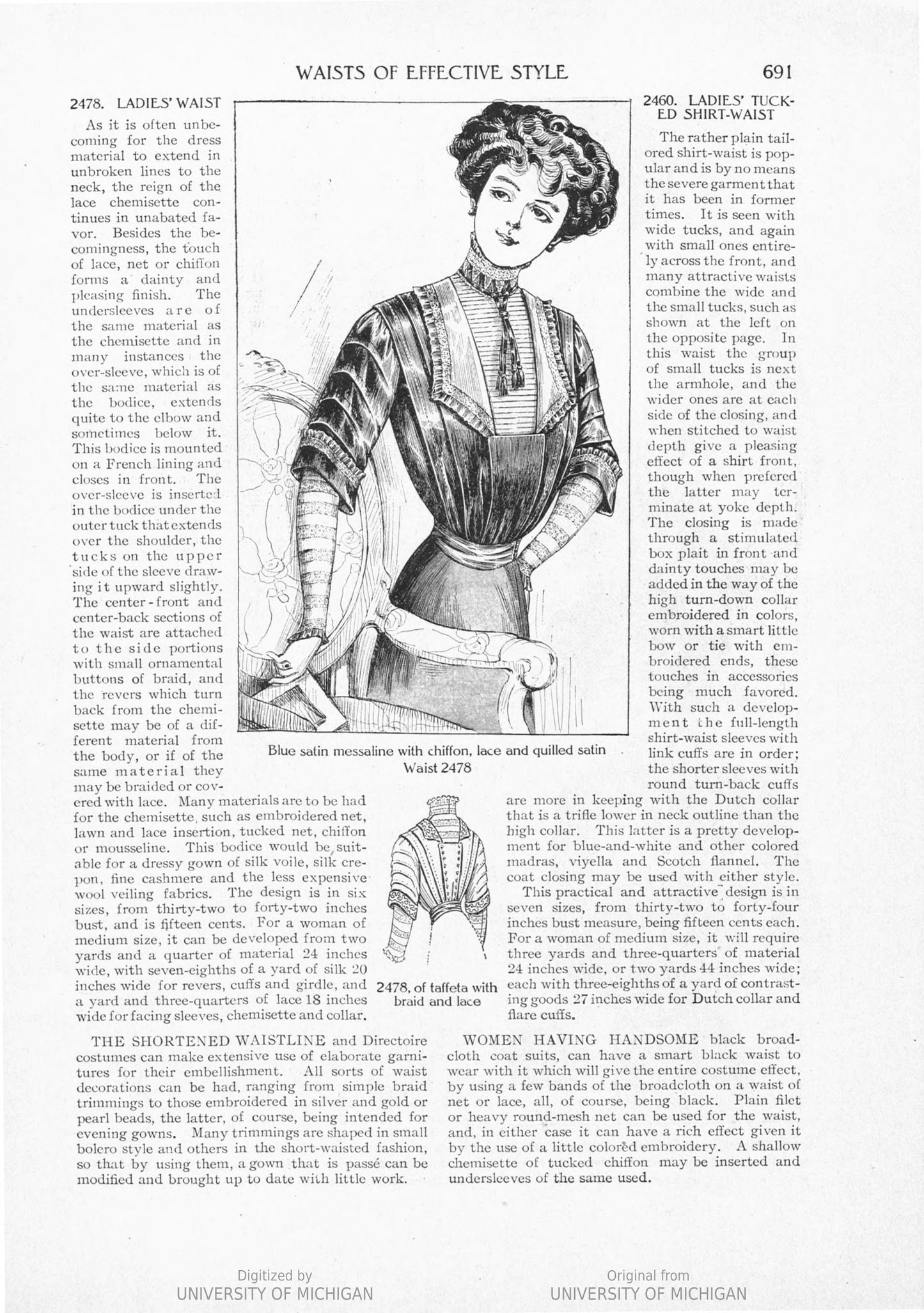 1908-1909 Red Ochre Silk Dress