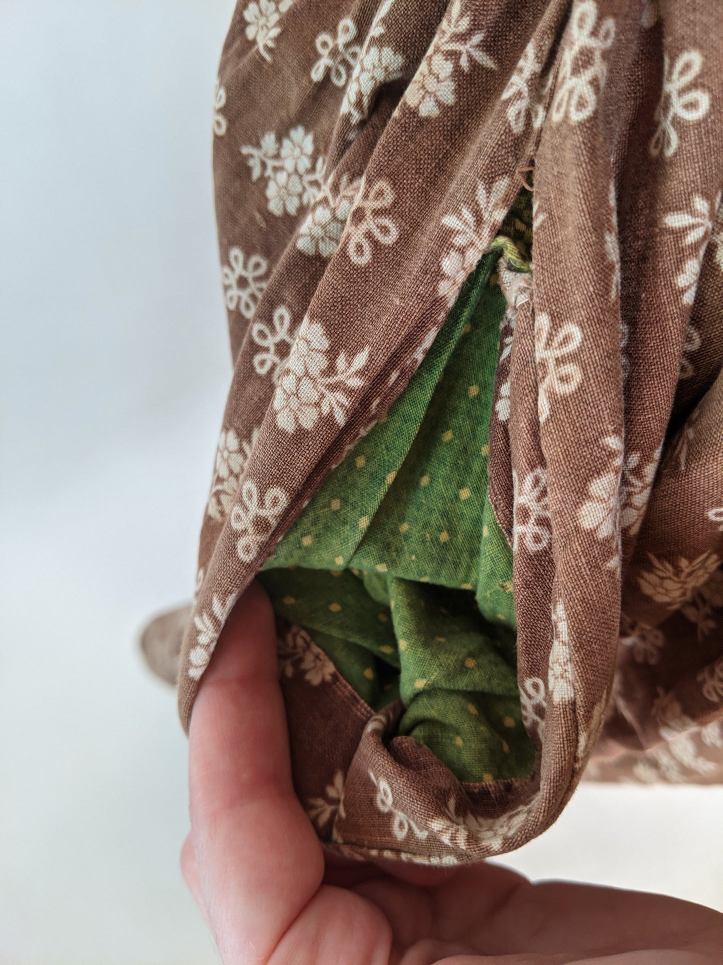 1880s Calico Wrapper