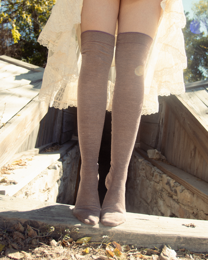 c. 1900s Lavender Stockings