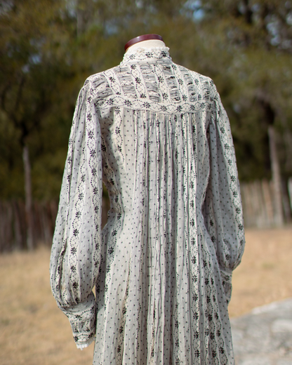 c. 1900s Cotton Wrapper Dress