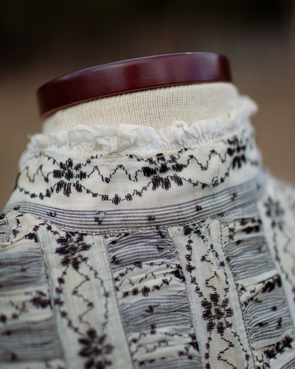 c. 1900s Cotton Wrapper Dress