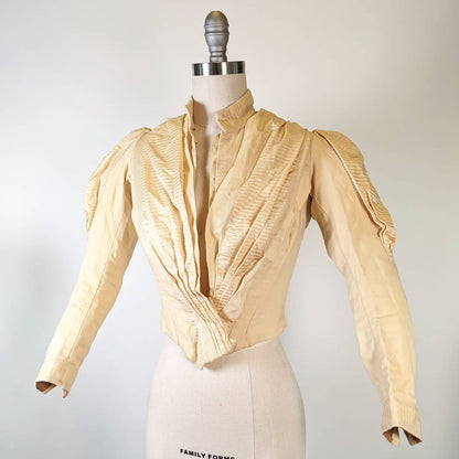 1880s Champagne Bodice