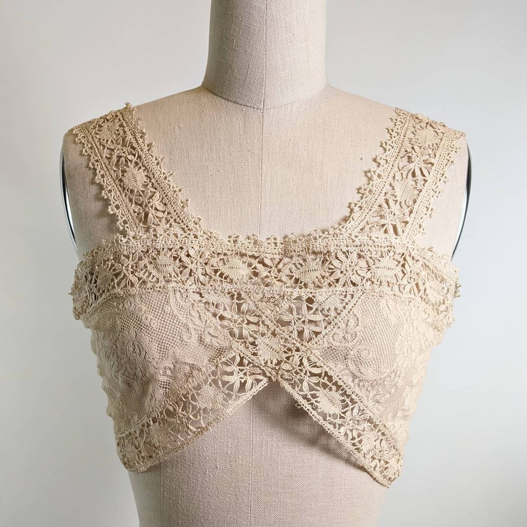 1910s-20s Lace Brassiere