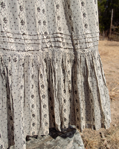c. 1900s Cotton Wrapper Dress