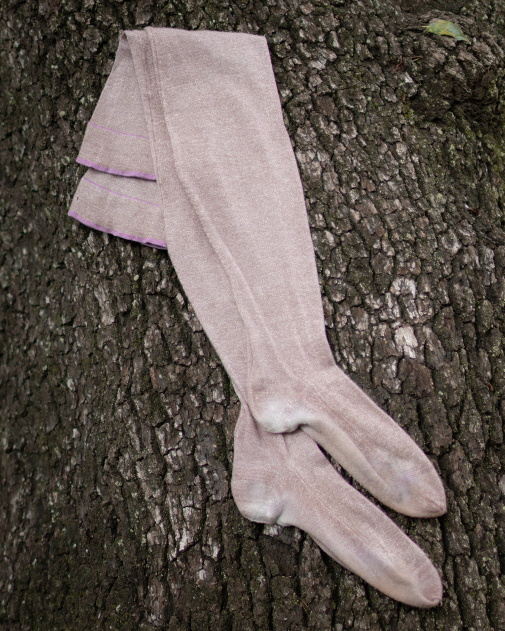 c. 1900s Lavender Stockings