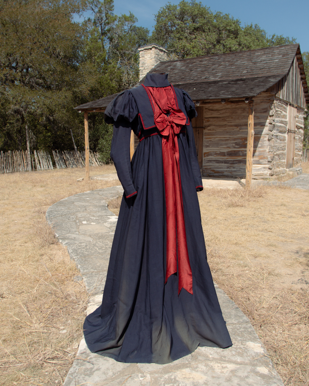 c. 1900s Regency Revival or Fancy Dress Gown