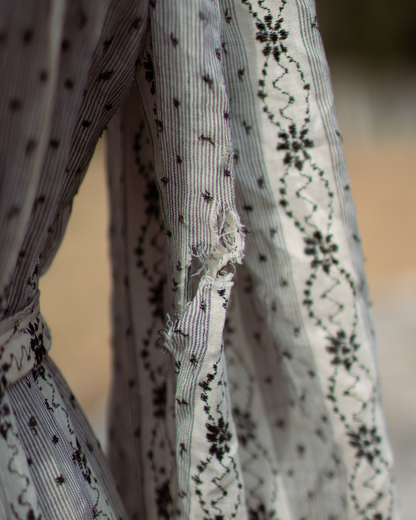 c. 1900s Cotton Wrapper Dress