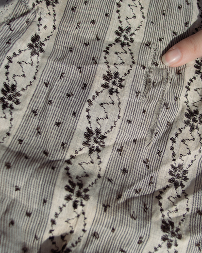 c. 1900s Cotton Wrapper Dress