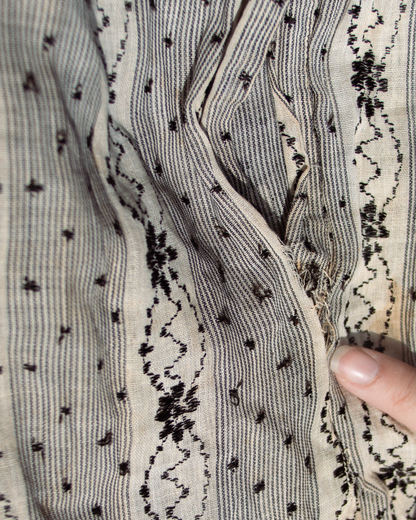 c. 1900s Cotton Wrapper Dress