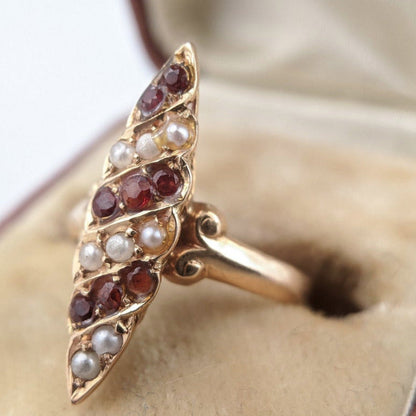 Victorian 10k Gold Ring | Size 7.25