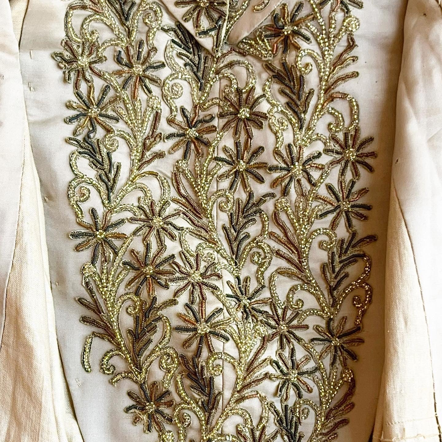 c. 1890s Silk Tea Gown