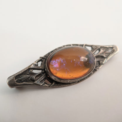 Art Nouveau Sterling Silver Brooch