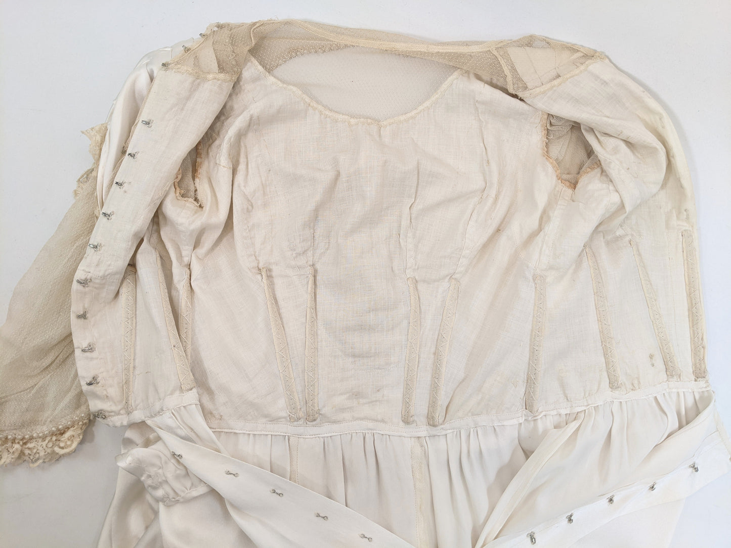 1910s Silk Lace Gown | Wedding Dress