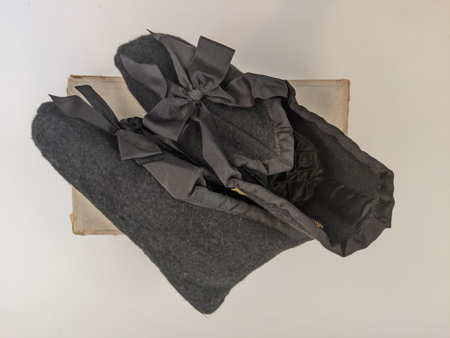 1910s Children's Burial Slippers in Original Box