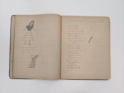 1920s Child's Notebook