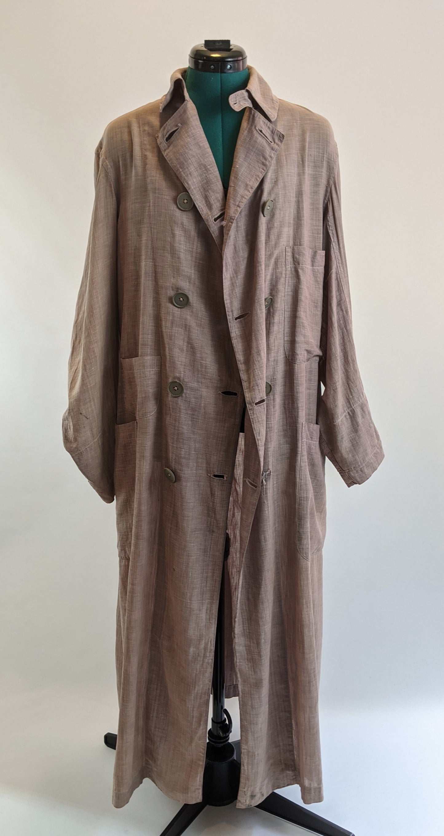 Edwardian Men's Motoring Coat/Duster