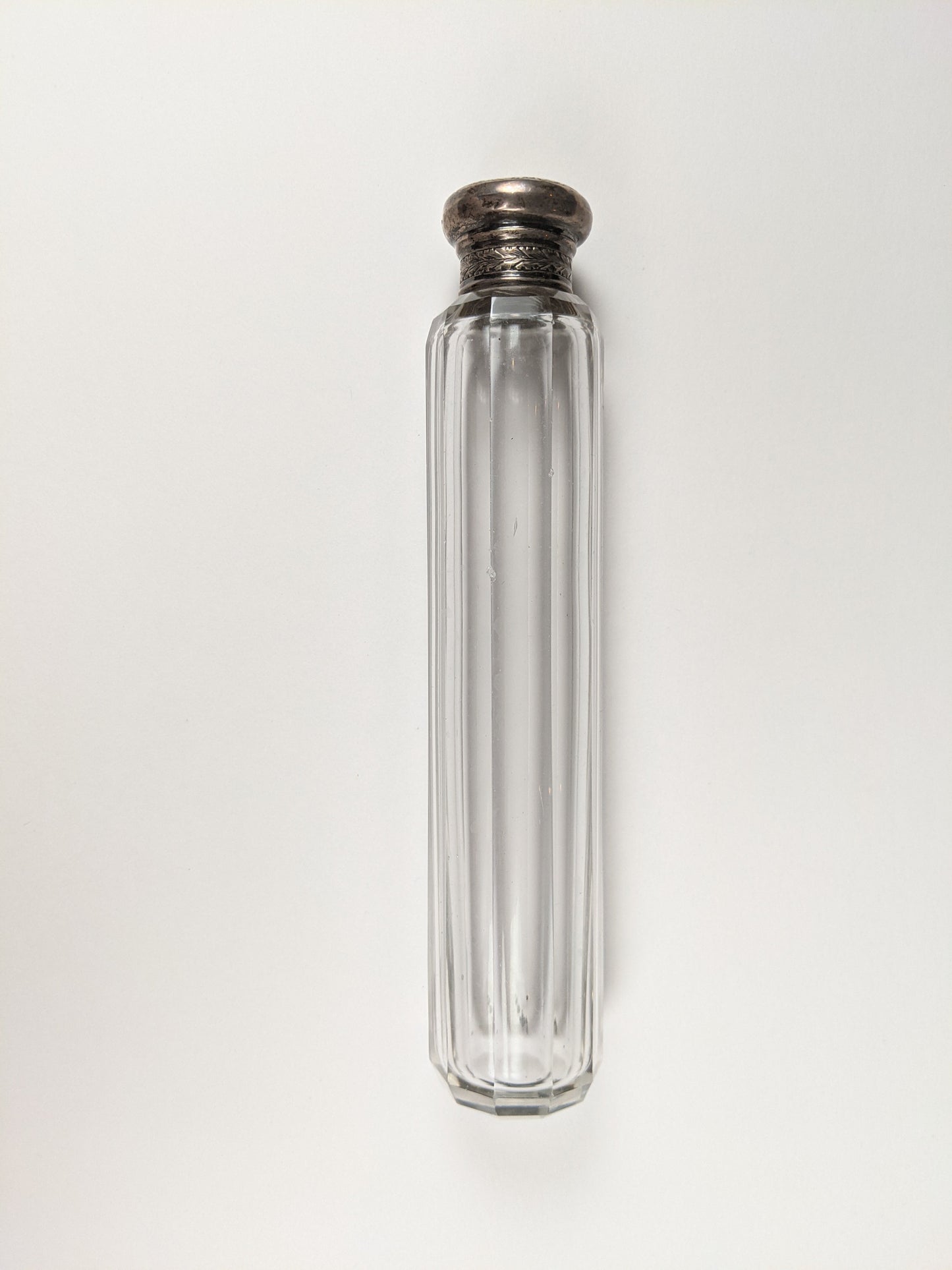 19th C Scottish Crystal Bottle "Dread God"