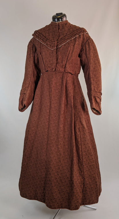 1850s-1860s Wool Dress