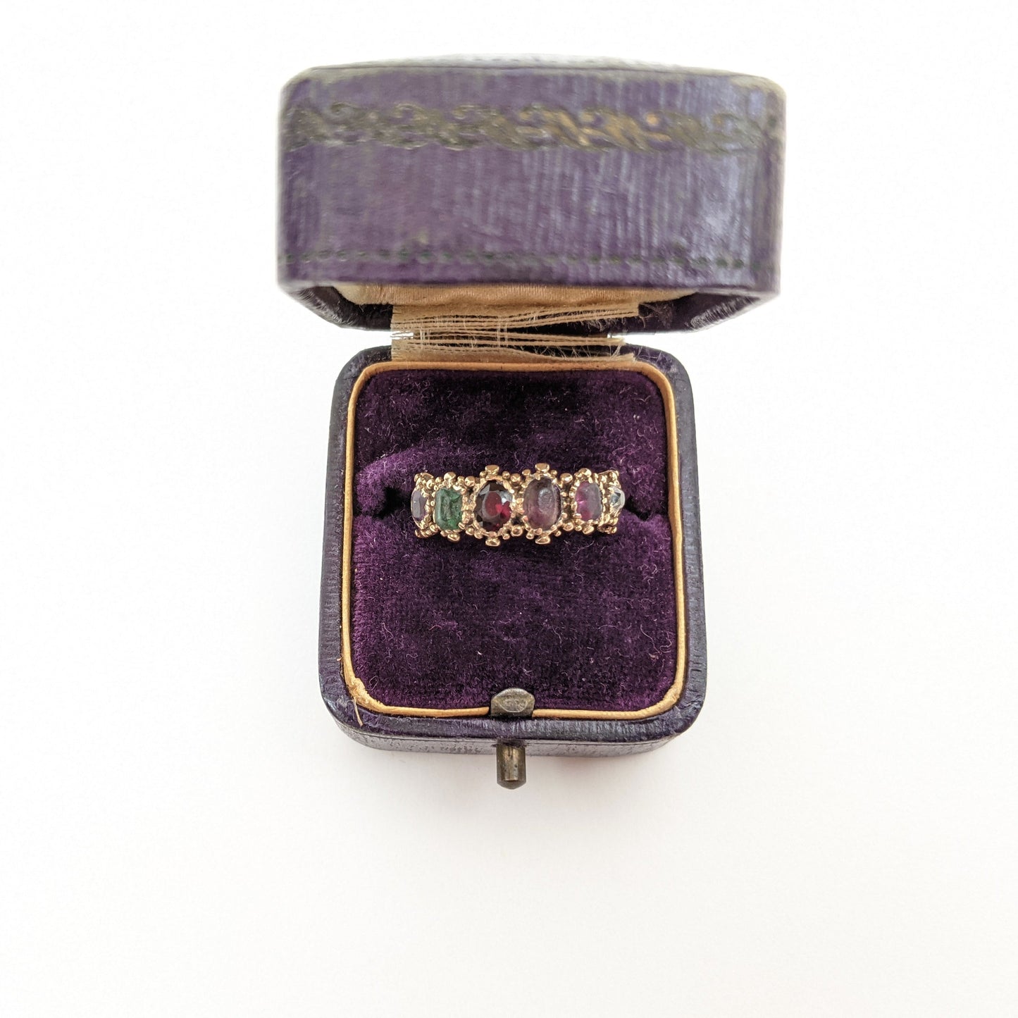 Purple Victorian Ring Box