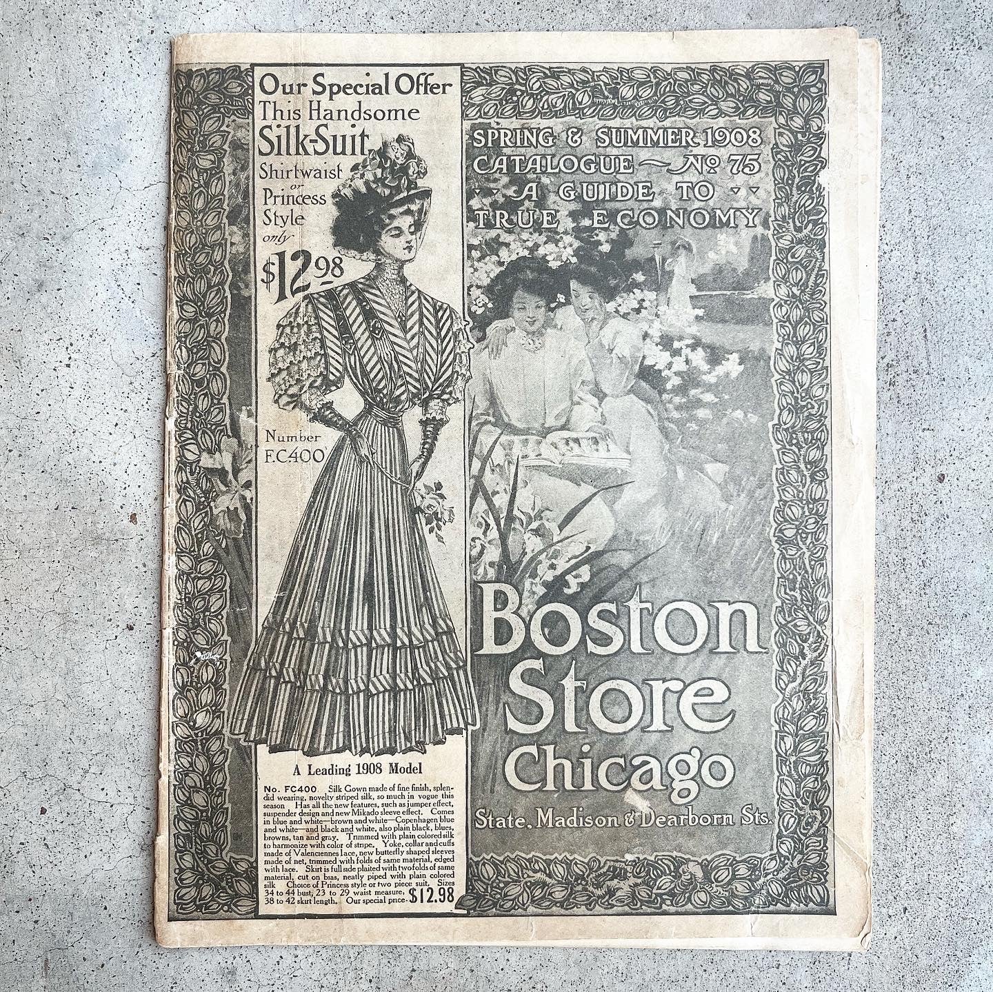 1908 Spring & Summer Catalog | Boston Store Chicago