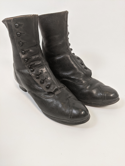 1900s Side Button Boots | Approx Sz 7.5-8