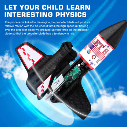 Rocket Launcher for Kids 8-12 Electric Powered Toy Launcher Motorized The Plug