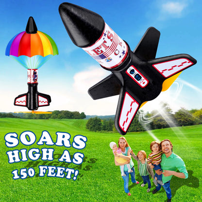 Rocket Launcher for Kids 8-12 Electric Powered Toy Launcher Motorized The Plug
